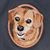 Dog Portrait Clutch close up